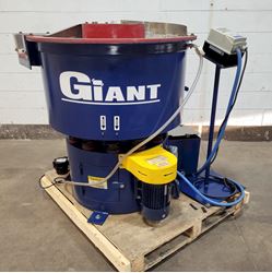 Picture of 20063 - 3 CU. FT. GIANT BOWL TYPE MODEL GB-3 VIBRATORY FINISHER WITH AUTOMATIC UNLOADING SYSTEM